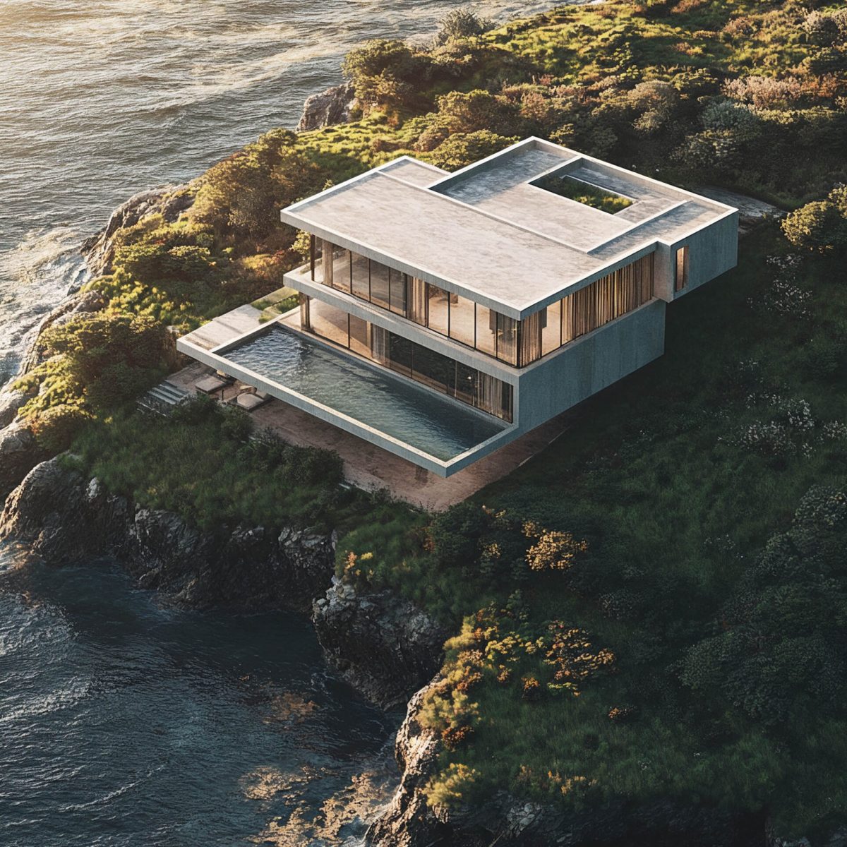Modern Cliffside Home